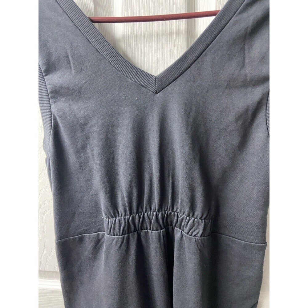 Mayoral Sleeveless Jumpsuit Plus Size 16 Gray V Neck Straight Leg Pockets Jersey - Picture 7 of 9